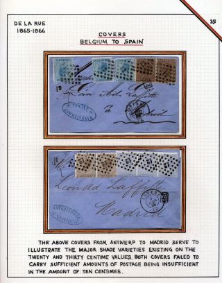 "EPAULETTES":  A SPECIALIZED STUDY OF BELGIUM`S FIRST POSTAGE STAMPS AND SUBSEQUENT ISSUES – sheet 117