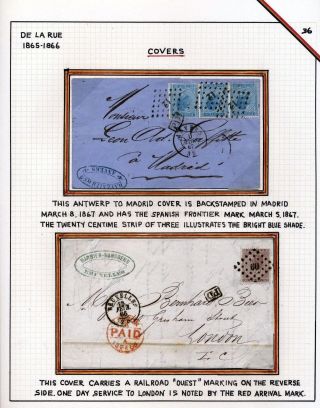 "EPAULETTES":  A SPECIALIZED STUDY OF BELGIUM`S FIRST POSTAGE STAMPS AND SUBSEQUENT ISSUES – sheet 118