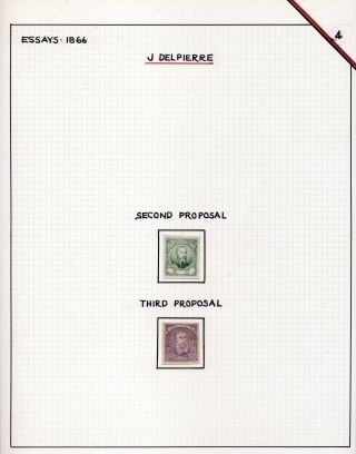 "EPAULETTES":  A SPECIALIZED STUDY OF BELGIUM`S FIRST POSTAGE STAMPS AND SUBSEQUENT ISSUES – sheet 125