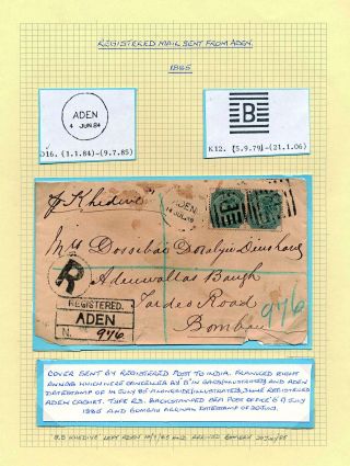 ADEN: CORRESPONDENCE FROM 1847-1867 – sheet 38