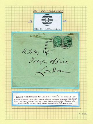 ADEN: CORRESPONDENCE FROM 1847-1867 – sheet 55