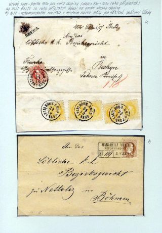 ÖSTERREICH - VI. + VII. EMISSION (1867 + 1883) – Blatt 8