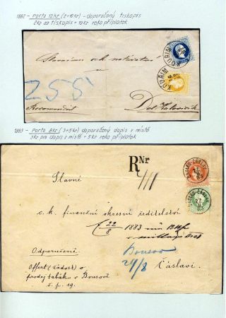 ÖSTERREICH - VI. + VII. EMISSION (1867 + 1883) – Blatt 9