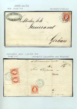 ÖSTERREICH - VI. + VII. EMISSION (1867 + 1883) – Blatt 15