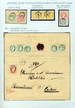 AUSTRIA - STAMP ISSUE 1867 AND 1883 – sheet 17
