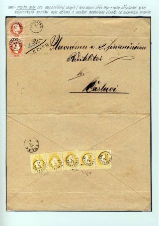 AUSTRIA - STAMP ISSUE 1867 AND 1883 – sheet 18