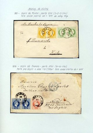 AUSTRIA - STAMP ISSUE 1867 AND 1883 – sheet 19