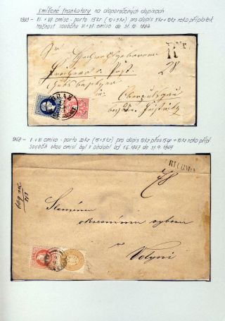 AUSTRIA - STAMP ISSUE 1867 AND 1883 – sheet 20