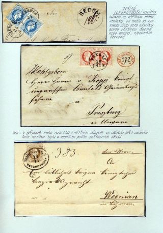 AUSTRIA - STAMP ISSUE 1867 AND 1883 – sheet 24
