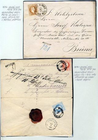 AUSTRIA - STAMP ISSUE 1867 AND 1883 – sheet 28