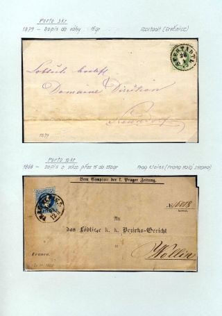 AUSTRIA - STAMP ISSUE 1867 AND 1883 – sheet 31
