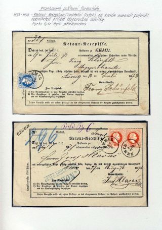 AUSTRIA - STAMP ISSUE 1867 AND 1883 – sheet 38