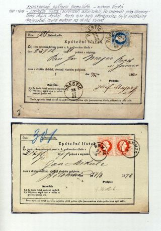 AUSTRIA - STAMP ISSUE 1867 AND 1883 – sheet 39