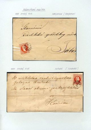 AUSTRIA - STAMP ISSUE 1867 AND 1883 – sheet 46