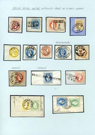 AUSTRIA - STAMP ISSUE 1867 AND 1883 – sheet 48