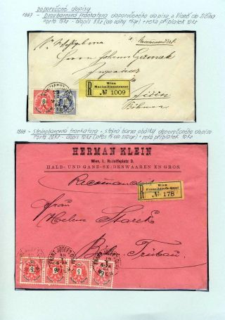 AUSTRIA - STAMP ISSUE 1867 AND 1883 – sheet 53