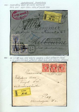 AUSTRIA - STAMP ISSUE 1867 AND 1883 – sheet 59