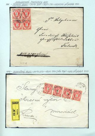 AUSTRIA - STAMP ISSUE 1867 AND 1883 – sheet 64