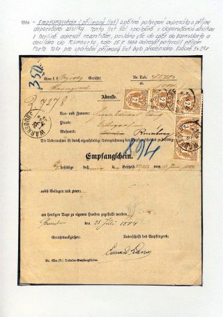 AUSTRIA - STAMP ISSUE 1867 AND 1883 – sheet 69