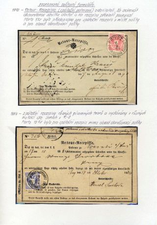 AUSTRIA - STAMP ISSUE 1867 AND 1883 – sheet 70