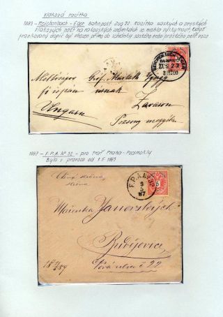 AUSTRIA - STAMP ISSUE 1867 AND 1883 – sheet 80