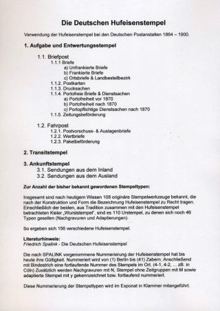 DIE DEUTSCHEN HUFEISENSTEMPEL – Blatt 2