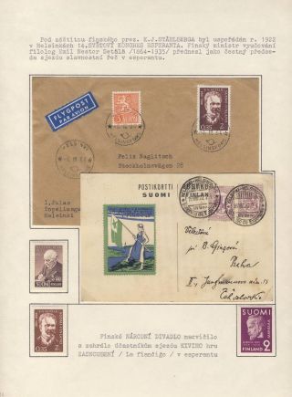 WHAT PHILATELY SAYS ABOUT ESPERANTO (BRIEF HISTORY) – sheet 22