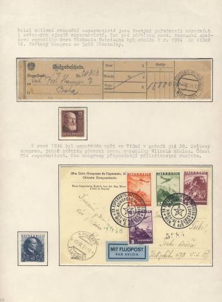 WHAT PHILATELY SAYS ABOUT ESPERANTO (BRIEF HISTORY) – sheet 24