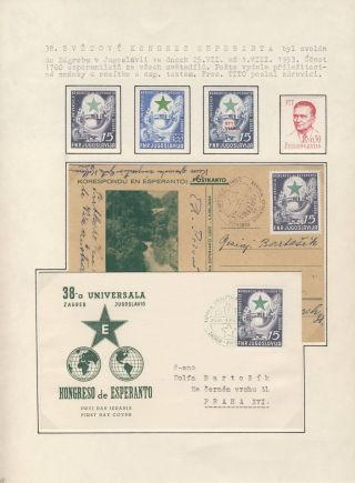 CO VYPRÁVÍ FILATELIE O ESPERANTU (STRUČNÁ HISTORIE) – list 38
