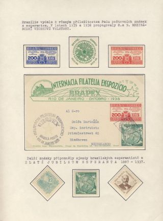 CO VYPRÁVÍ FILATELIE O ESPERANTU (STRUČNÁ HISTORIE) – list 104