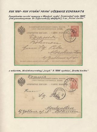 HISTORIE A SOUČASNOST ESPERANTA – list 4
