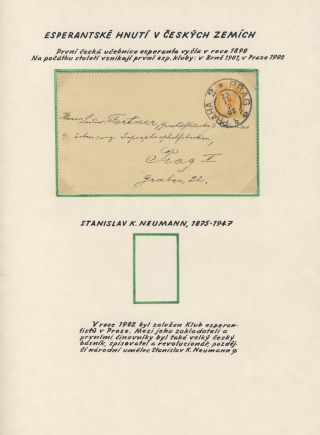 HISTORIE A SOUČASNOST ESPERANTA – list 6