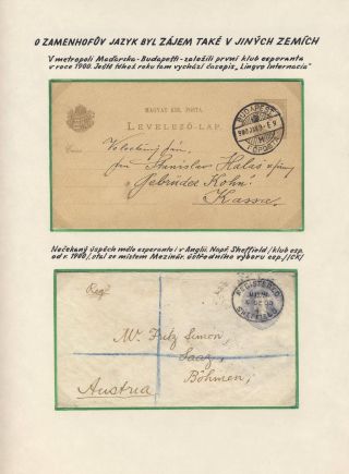 HISTORIE A SOUČASNOST ESPERANTA – list 7