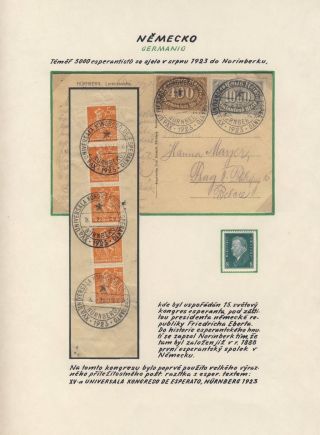HISTORIE A SOUČASNOST ESPERANTA – list 13