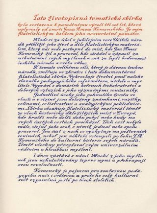 JAN AMOS KOMENSKY, THE ERA, HIS LIFE, HIS WORK – sheet 3