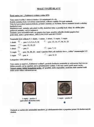 AFGHANISTAN 1871-1900 – sheet 15