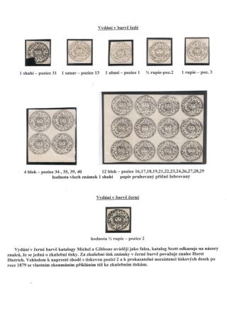 AFGHANISTAN 1871-1900 – sheet 19
