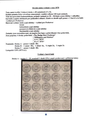 AFGHANISTAN 1871-1900 – sheet 23