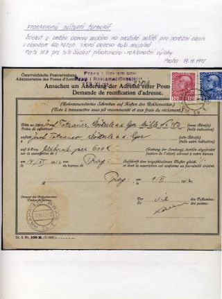 RAKOUSKO 1908 - FORMULÁŘE, FRANKATURY A RAZÍTKA – list 6