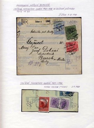 RAKOUSKO 1908 - FORMULÁŘE, FRANKATURY A RAZÍTKA – list 12