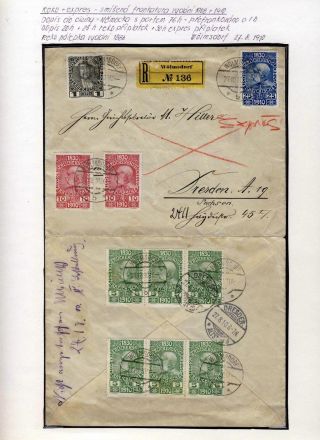 RAKOUSKO 1908 - FORMULÁŘE, FRANKATURY A RAZÍTKA – list 17