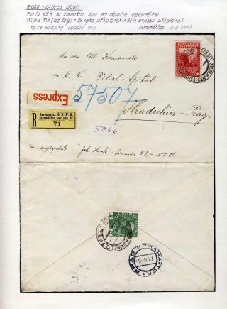 RAKOUSKO 1908 - FORMULÁŘE, FRANKATURY A RAZÍTKA – list 21