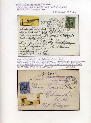 RAKOUSKO 1908 - FORMULÁŘE, FRANKATURY A RAZÍTKA – list 22