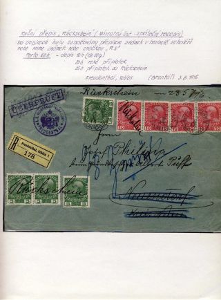 RAKOUSKO 1908 - FORMULÁŘE, FRANKATURY A RAZÍTKA – list 25