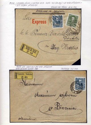 RAKOUSKO 1908 - FORMULÁŘE, FRANKATURY A RAZÍTKA – list 32
