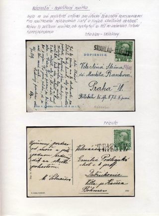 RAKOUSKO 1908 - FORMULÁŘE, FRANKATURY A RAZÍTKA – list 66