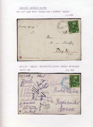 RAKOUSKO 1908 - FORMULÁŘE, FRANKATURY A RAZÍTKA – list 67