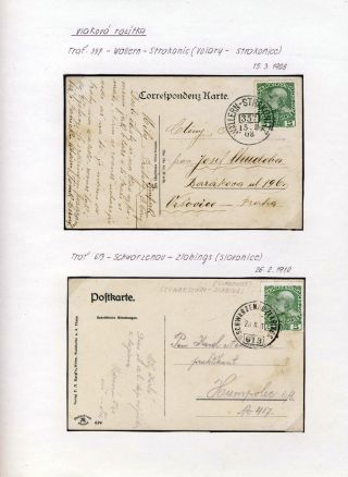 RAKOUSKO 1908 - FORMULÁŘE, FRANKATURY A RAZÍTKA – list 68