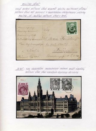 RAKOUSKO 1908 - FORMULÁŘE, FRANKATURY A RAZÍTKA – list 76