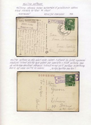 RAKOUSKO 1908 - FORMULÁŘE, FRANKATURY A RAZÍTKA – list 77
